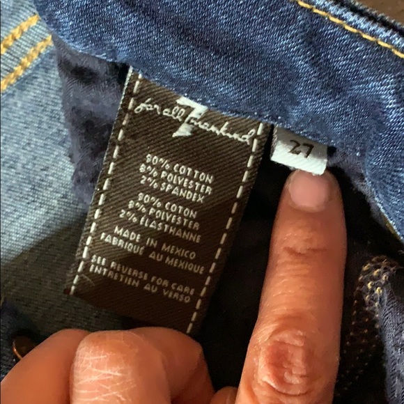 GUC 7 For All Mankind A Pocket Flare size 27 - Picture 6 of 9